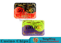 Security Promotional Casino Poker Chips With Smooth And Delicate Texture