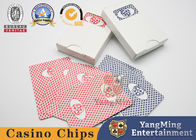 Factory Customized Casino Professional Brand New Playing Cards Red And Blue In Stock