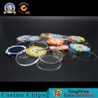 Gambling Casino Club Dedicated Acrylic Chips Separator 40mm Diameter Round Chips