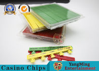 Gambling VIP Club Dealer Cards Box Security Seal Eco - Friendly Plastic Design 3 Kinds Standard Discard