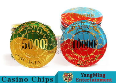 Security Promotional Casino Poker Chips With Smooth And Delicate Texture