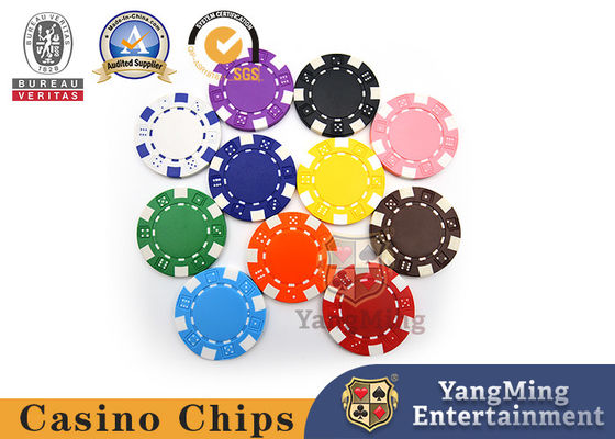 11.5g Brand New ABS Plastic Texas Baccarat Casino Table Valueless Poker Multicolor Chips