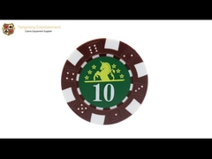 набор микросхем покера казино глины блэкджека Техаса ABS 11.5g пластиковый с УЛЬТРАФИОЛЕТОВЫМ Марк и случаем