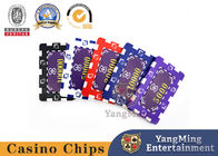 11.5g Iron Core Plastic Chip Texas Baccarat Poker Table Top Game Chip Set
