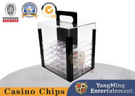 Sturdy Casino Game Accessories 1000 Yard Acrylic Transparent Thickened Portable Poker Table Chip Box