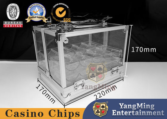 Купить Acrylic Casino Chip Case – Holds 600 Poker Chips with 6 Trays Производство в сети