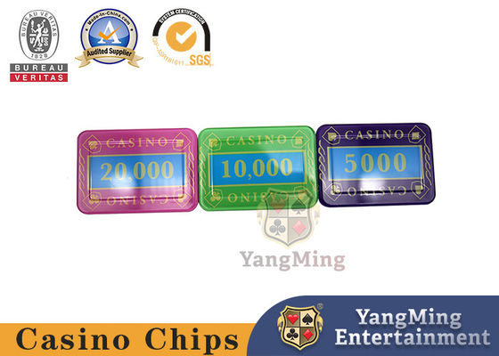 Купить Casino Crystal Poker Chips Set Lucency Acrylic 730 PCS Пластиковый игровой набор с алюминиевым корпусом Производство в сети