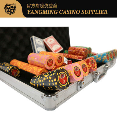 Купить Texas Hold'em Poker Club 600 кусочков глиняных чипов набор ABS покерных чипов Производство в сети