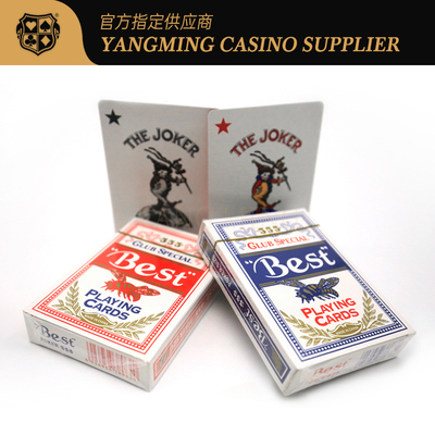 Купить 555 Domestic Blue Core Poker Cards Factory Stock Blue Red Color Print Gambling Club Dedicated Playing Cards (Внутренний голубой игровой карты завод) Производство в сети