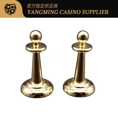 Купить Gold Electroplated Metal Betting Tokens for Casino Roulette Table Games Производство в сети