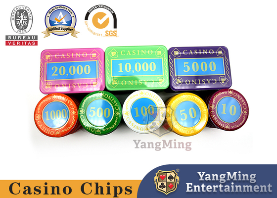 Купить Casino Crystal Poker Chips Set Lucency Acrylic 730 PCS Пластиковый игровой набор с алюминиевым корпусом Производство в сети