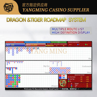 Купить Casino Standard Baccarat Roadmap System Dragon Tiger Game Chinese English Switching Производство в сети
