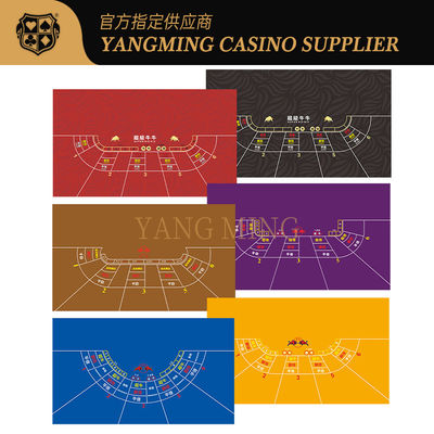 Купить Custom Design Casino Roulette Layout On Waterproof Table Cover For Casino Game Производство в сети