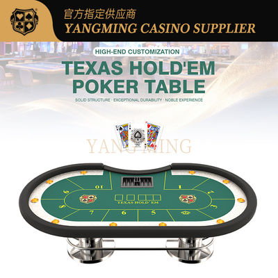 Купить Customizable Texas Hold'em Poker Table – Premium Casino-Grade Gaming Table Производство в сети