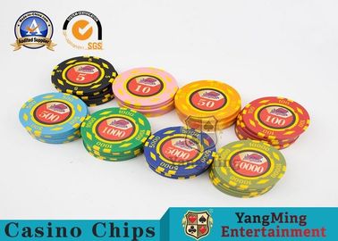 Купить набор обломоков покера казино 600pcs с типом изготовленного на заказ ультрафиолетового логотипа круговым Производство в сети