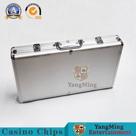 Купить Крепкий покер глины коробки 600pcs рамки алюминиевого сплава силы откалывает установленный случай с игральными картами и Dices Производство в сети