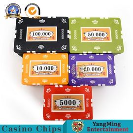 Купить Покер глины 760 PCS изготовленный на заказ напечатанный пластиковый откалывает набор подарка в серебряном алюминиевом случае Производство в сети