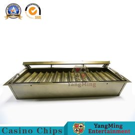 Купить поднос обломока казино 760*210mm обломоки 2 слоев играя в азартные игры плавает случай обломока покера двойного замка Производство в сети