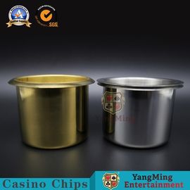 Купить Играя в азартные игры аксессуары таблицы цвета серебра золота Ashtray металла таблицы мочат чашку с крышкой Производство в сети