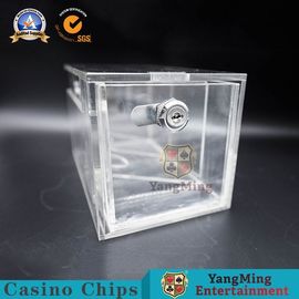 Купить несущая игральной карты держателя сбрасывания покера 200*115*115mm полностью ясная с замком металла Производство в сети