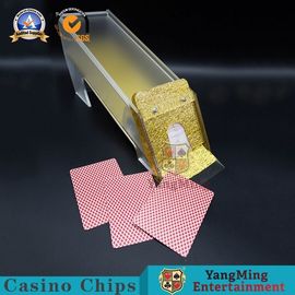 Купить Таблица ботинка торговца палубы желтого золота 8 играя в азартные игры заморозила Shuffler игральных карт Производство в сети
