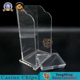 Купить Настольные игры покера казино держателя/коробки сбрасывания игральной карты палуб пластмассы 8 предназначили аксессуары Производство в сети