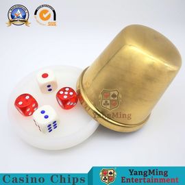 Купить Таможня чашки Вип покера азартных игр Сик Бо чашки кости золота алюминиевого сплава чистая медная Производство в сети