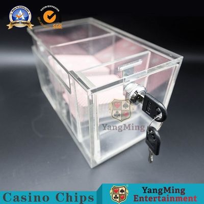 Купить Коробка карты игральной карты 8 пар толстая акриловая сброшенная полно прозрачная Производство в сети