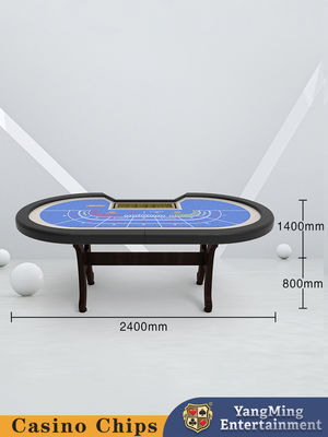 Баккара I-Beam H-Leg Складный стол Азартные игры Развлекательный клуб Покер игровой стол