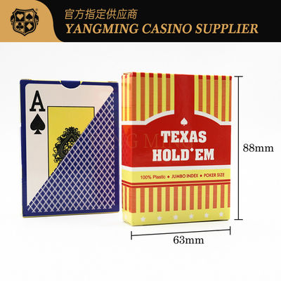 Скучные польские игральные карты 100% Pvc водоустойчивые для цвета покера красного голубого