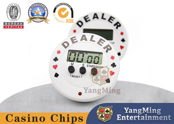 Texas Hold'em VIP Club Международное соревнование Электронный таймер Круглый пластиковый дилер Чжуан Код Нажимая отсчет Таймер Специальный для казино