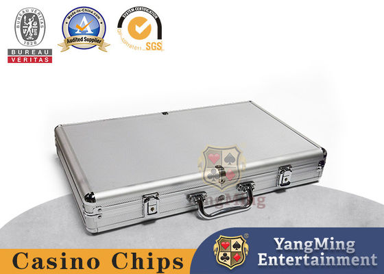 600pcs азартные игры глины случая 11.5g обломока покера округлой формы RFID керамические портативные откалывают установленные ручку и замок несущей