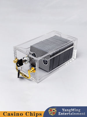 Новый высокопрозрачный акриловый 6-8 колод игровых карт отбросить держатель дилера коробка карт