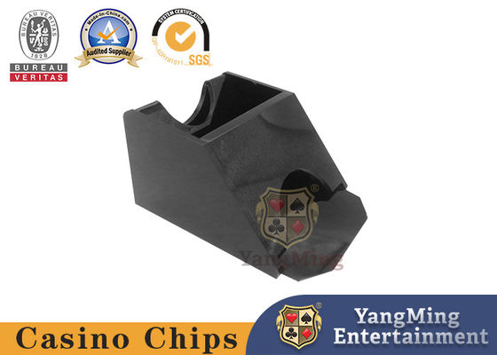 Акриловая карта блэкджека казино общаясь цвет черноты 2 палуб ботинка делюкс