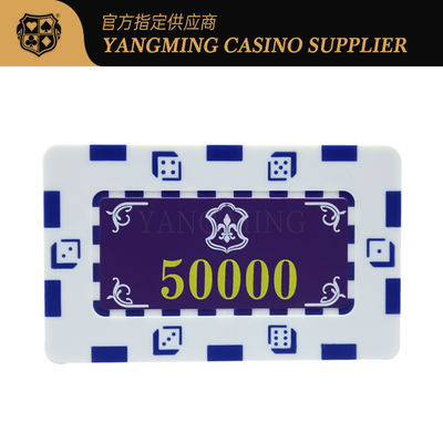 набор микросхем покера казино глины блэкджека 11.5g пластиковый Техаса с УЛЬТРАФИОЛЕТОВЫМ Марк и случаем