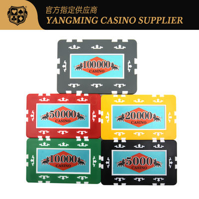 Профессиональный 760 Clay Casino Chips Комбо Для Техасского Холдем Покер Столовые Игры