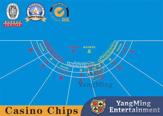 План доски рулетки 7 игроков с персонализированными изготовленными на заказ обслуживаниями печати