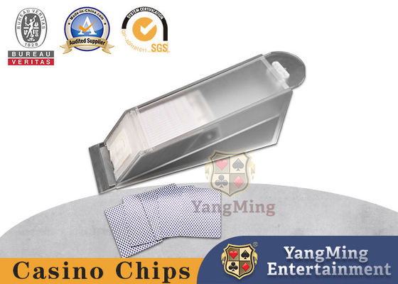 8 замороженный палубами акриловый ботинок торговца карты таблицы покера просвечивающий