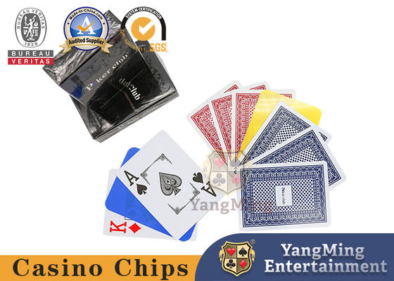 PVC Plastic Large Print 33s Black Box Poker Playing Card For Texas Poker Game